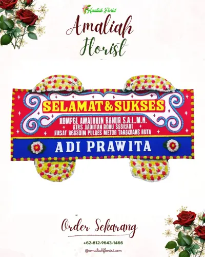 Karangan Bunga Ucapan Selamat resmi tingal